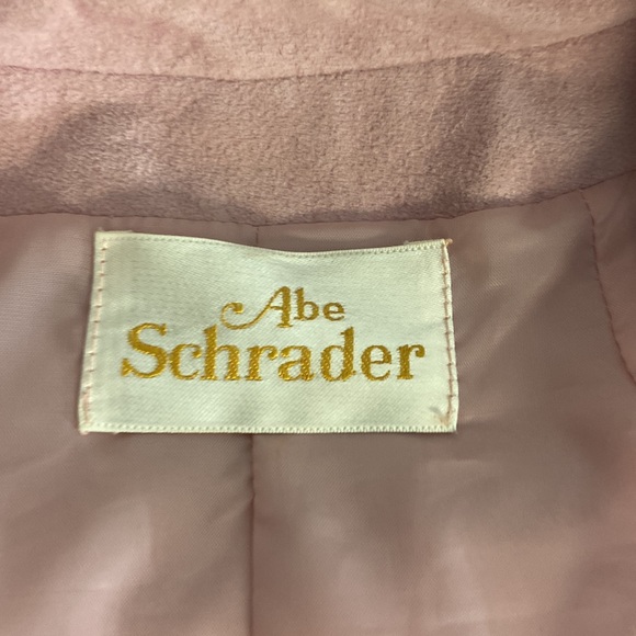 Vintage Rose Pink Skirt Suit Fitted Blazer & Knee Length Skirt Size 8 - Picture 11 of 13